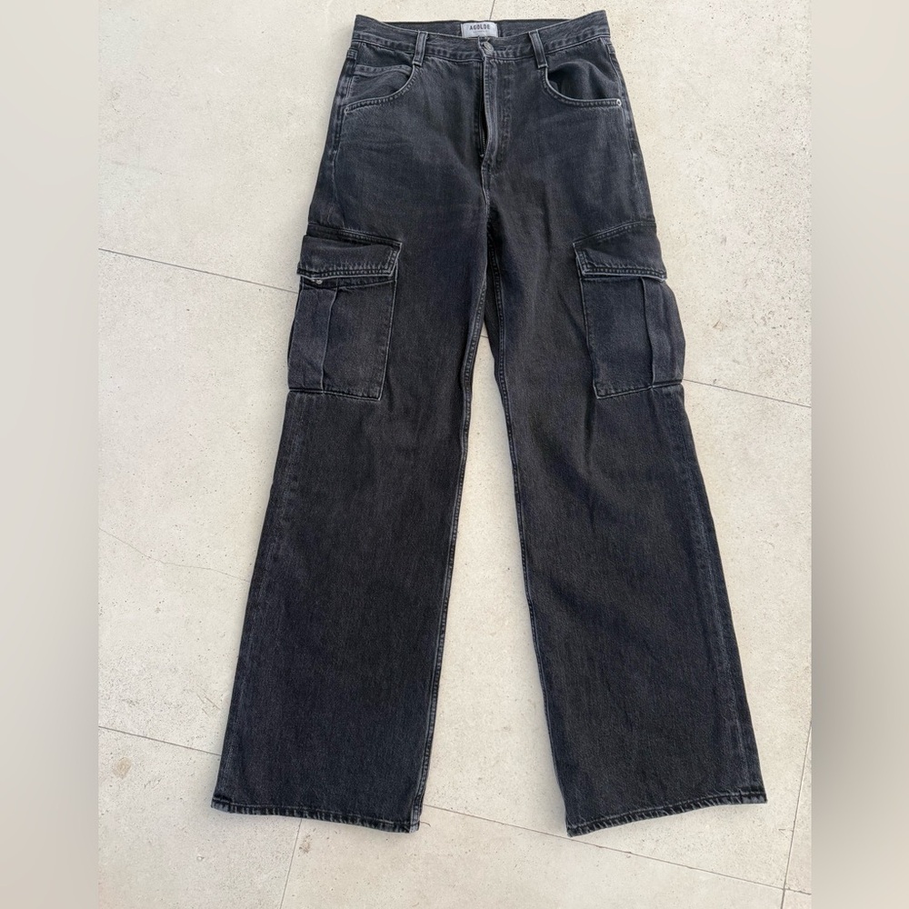 Agolde Women's Black Flare Jeans